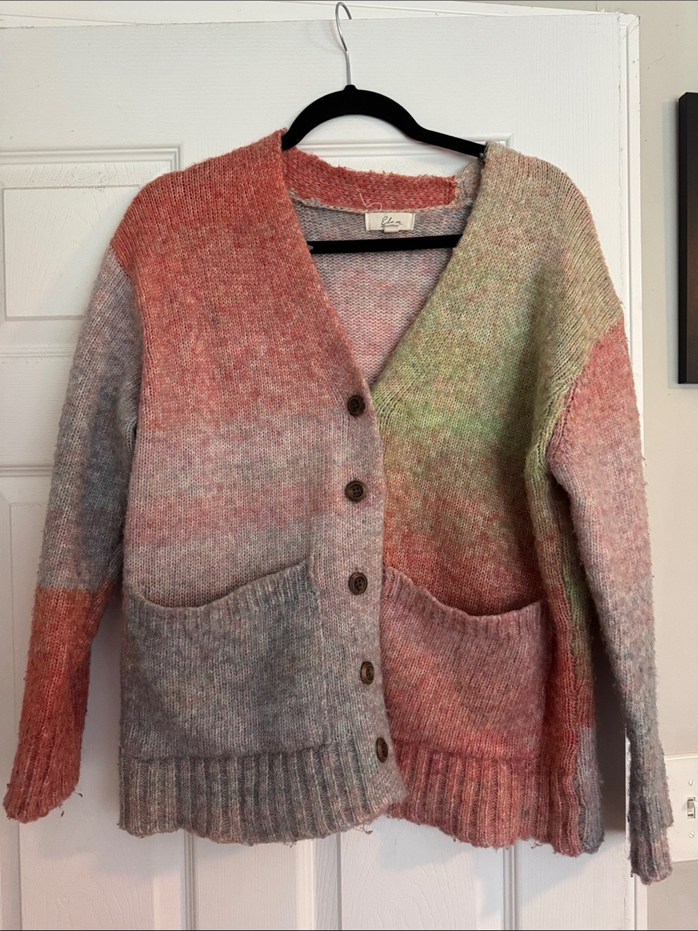 Elan Ombré Multi Color cardigan